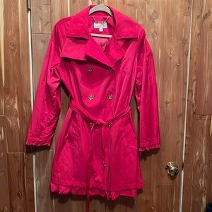 Michael Kors Hot Pink Coat Womens size L